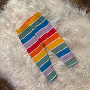 Cat & Jack Baby Colorful Striped Fleece Pajamas Leggings Size 12 Months